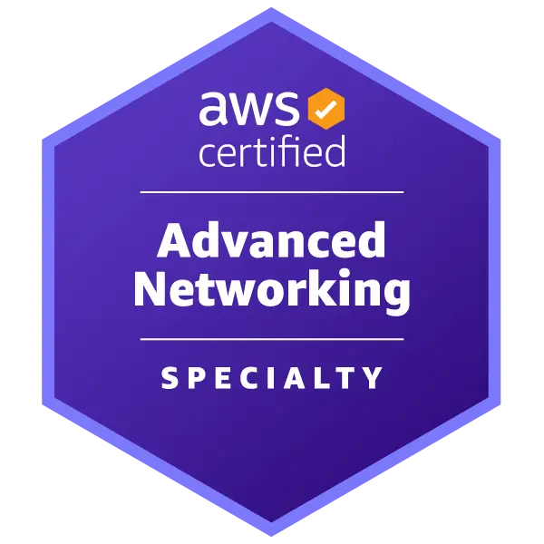 Bon d'examen AWS Speciality Advanced Networking